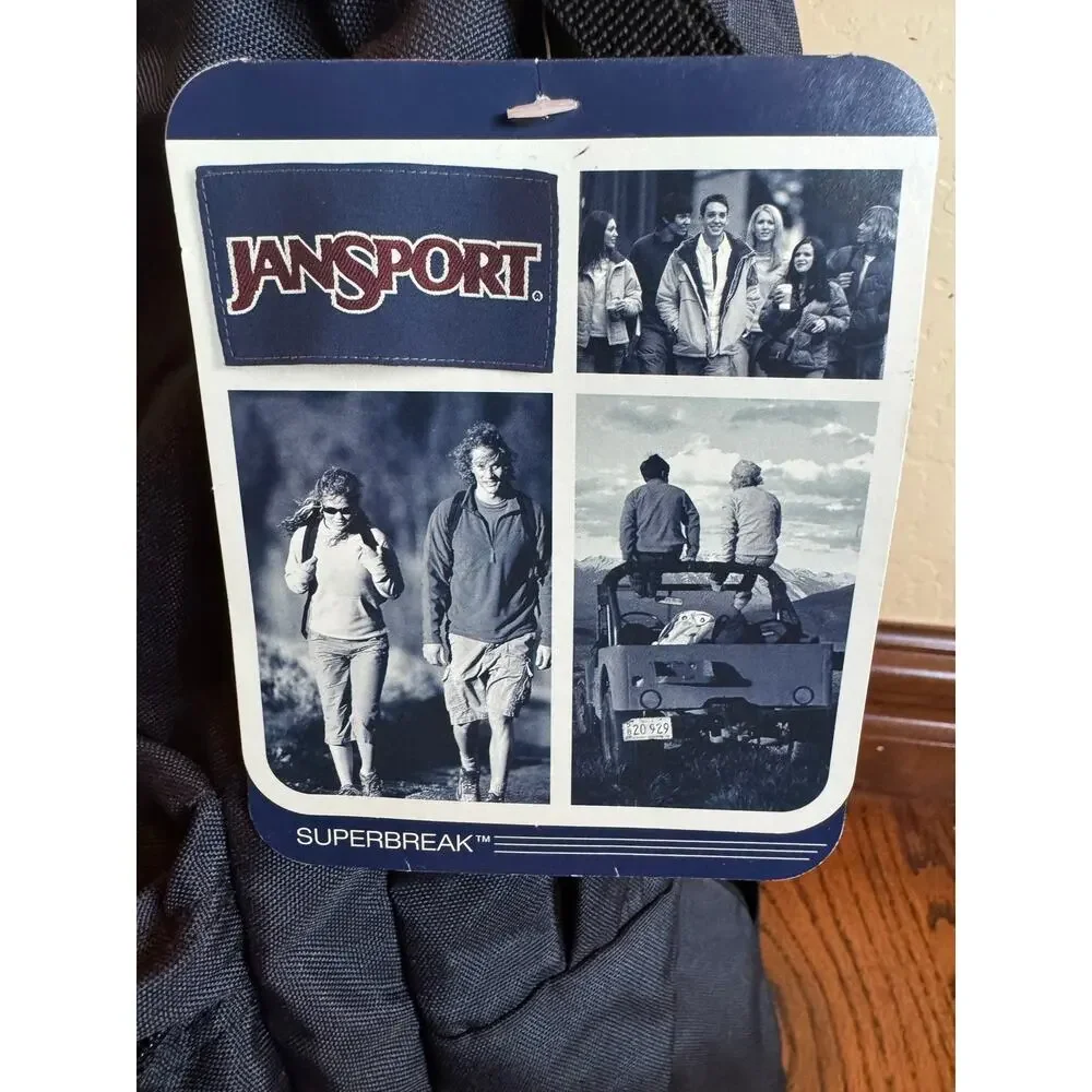 Jansport Superbreak Deep Navy Backpack NWT